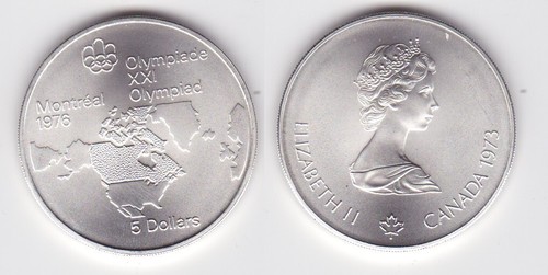 Dollar silber münze canada - 5,